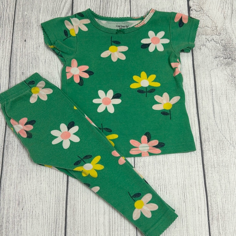 Carter’s Baby Girls 2pc Floral Pajama Set